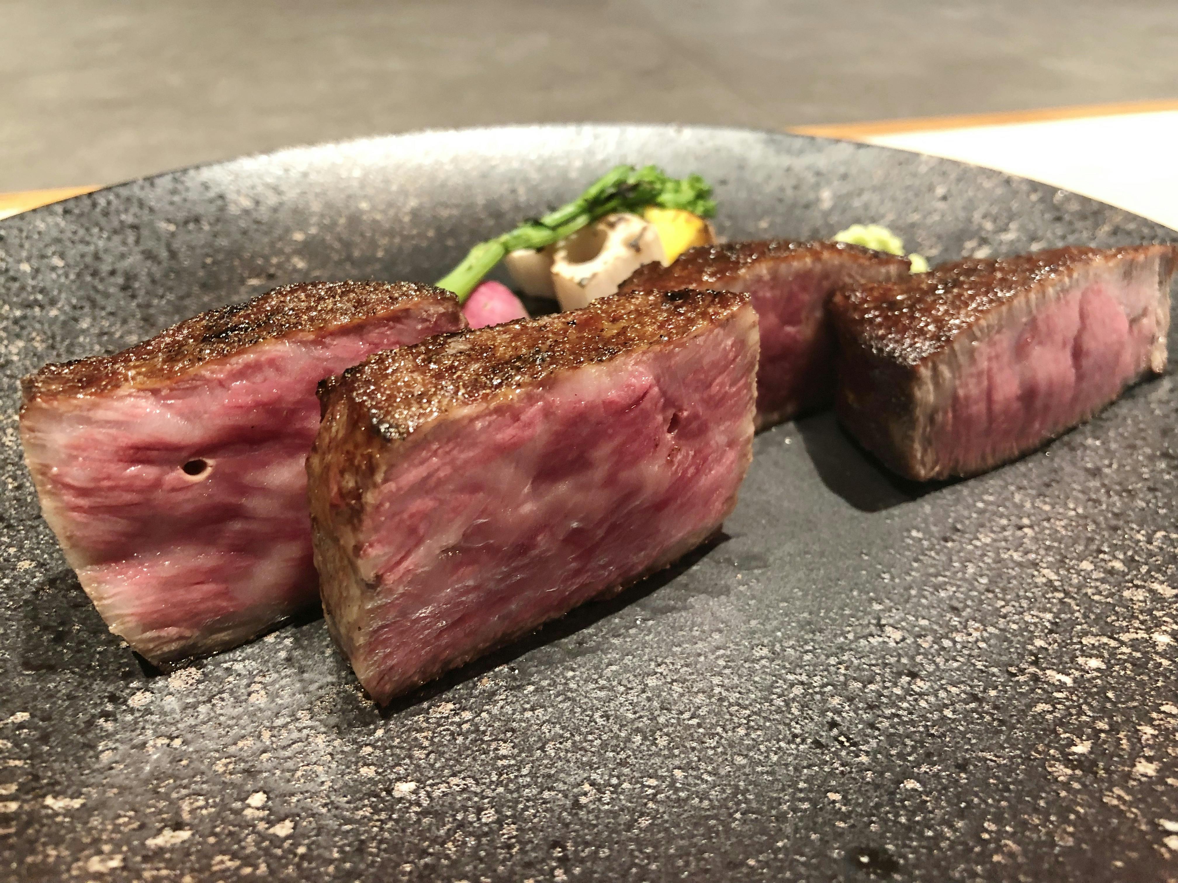 「神戸牛炉釜ステーキ GINZA KOKO炉」の料理