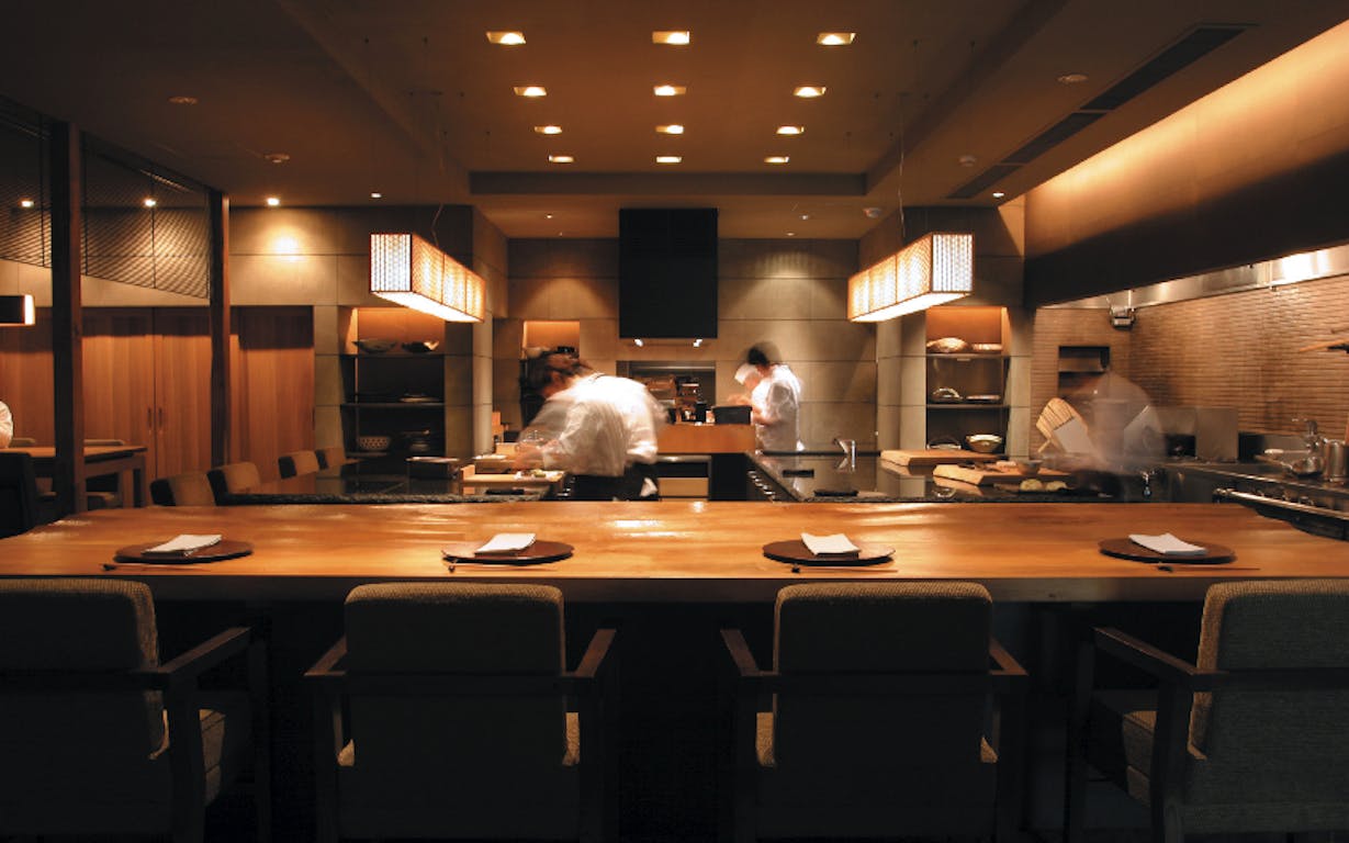 「六雁」の店内