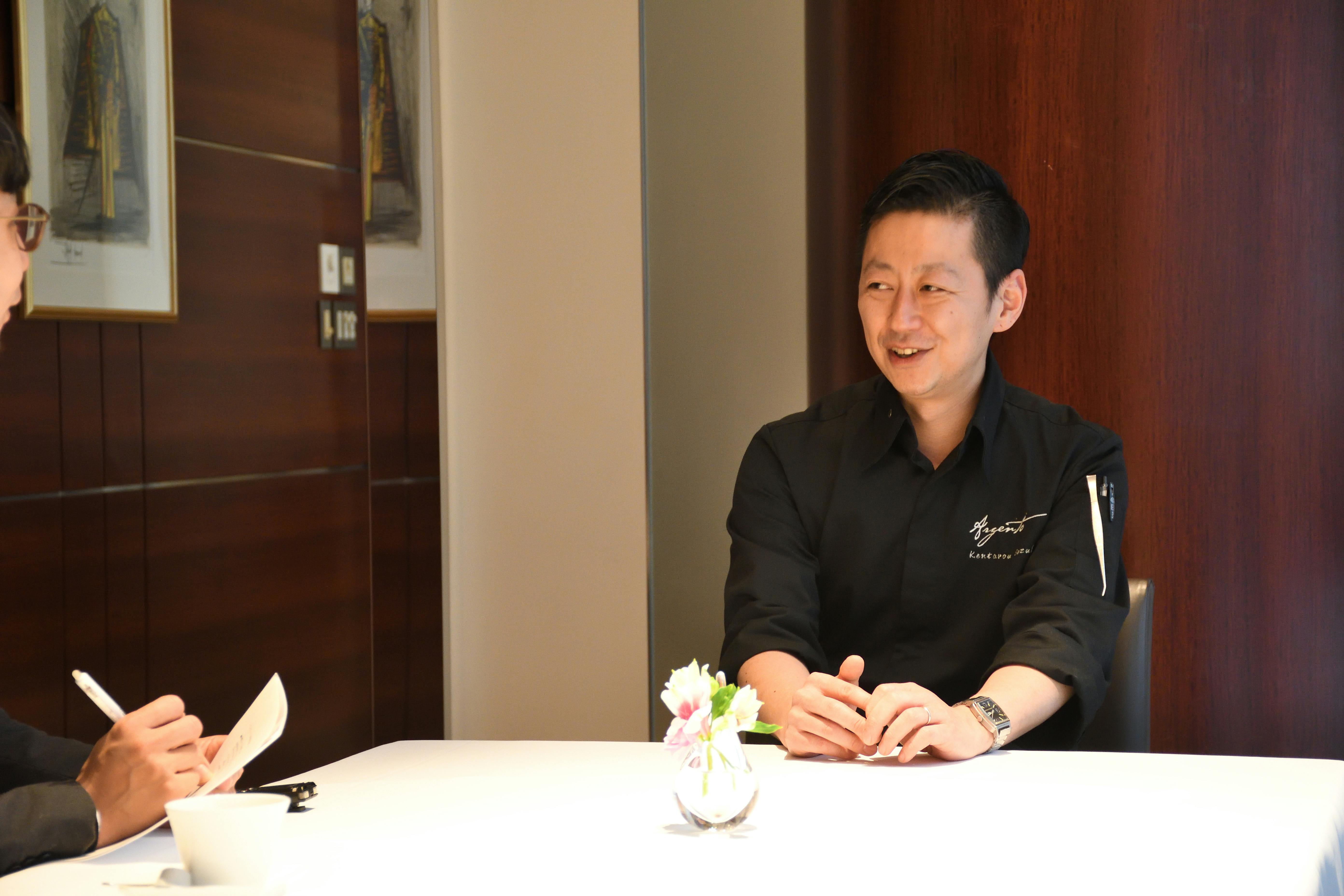 「アルジェント」の鈴木健太郎シェフ
