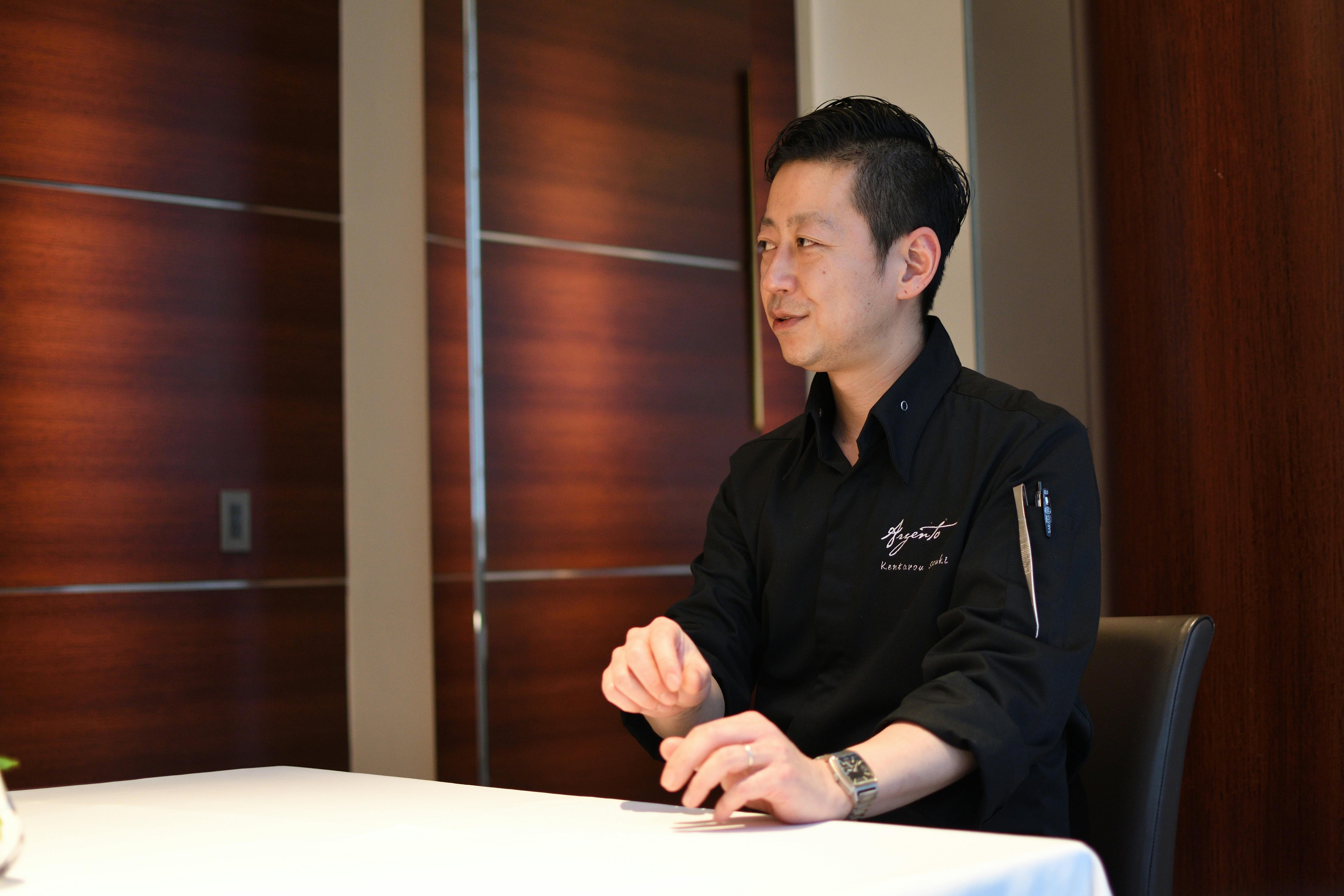 「アルジェント」の鈴木健太郎シェフ
