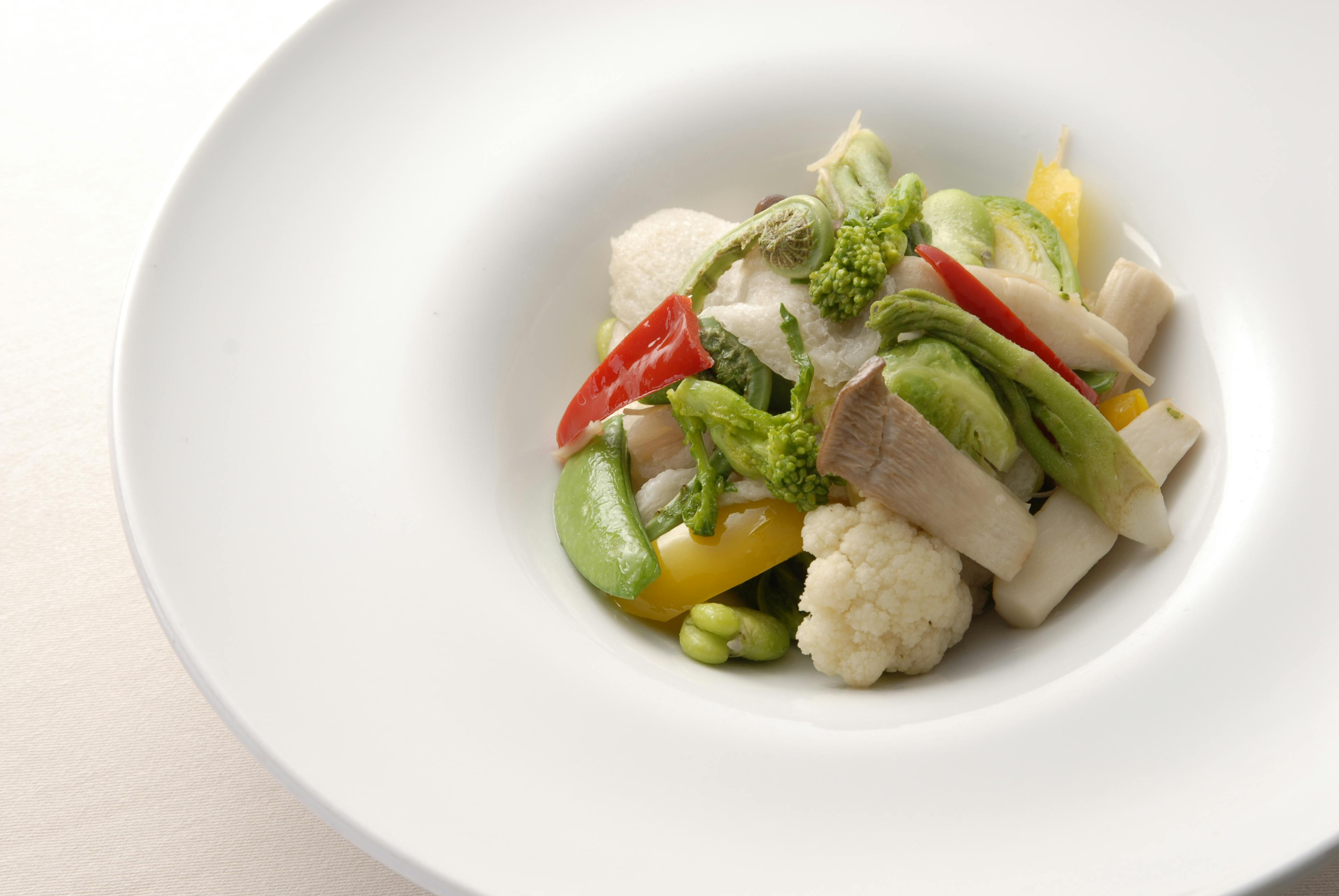 中国料理 礼華 四君子草の料理