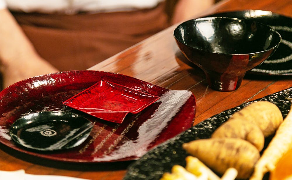 カハラ森義文漆器半月椀