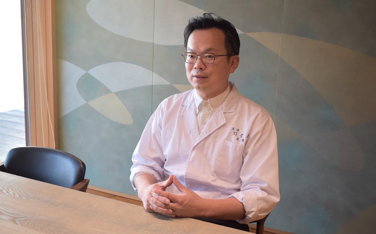 湖里庵の左嵜 謙祐氏