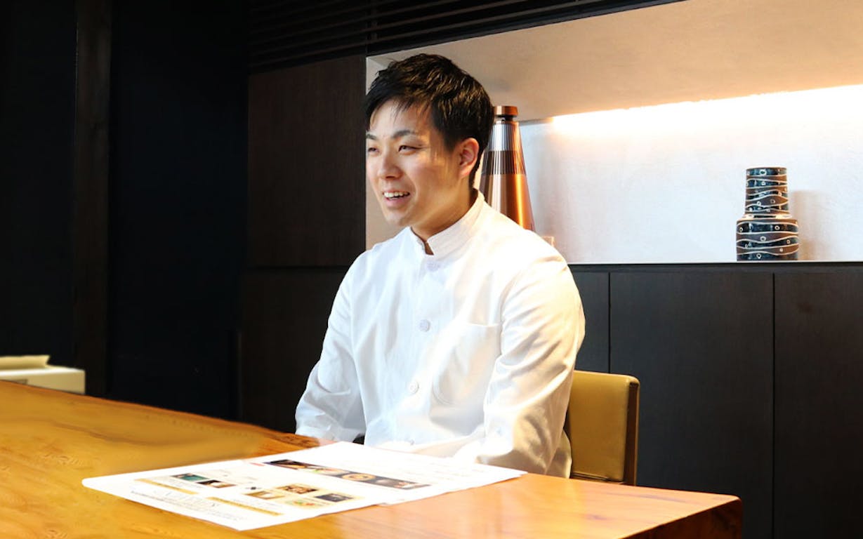草庵 鍋島の料理長・西村卓馬氏