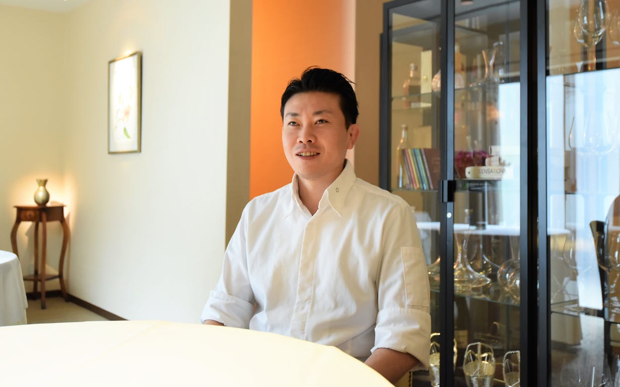 Amandierの柏木暢介シェフ