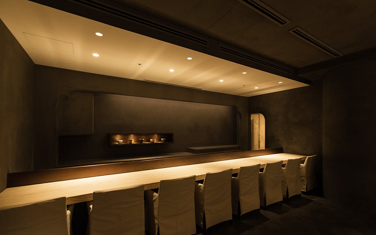 茶寮 宮坂の店内