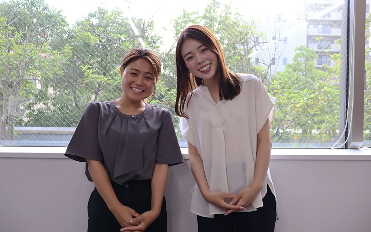一休社員の清藤さんと山中さん