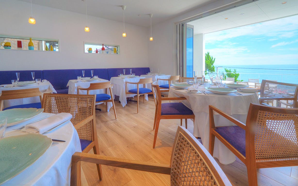 ラ・バスティード・シュール・ラ・メールの店内