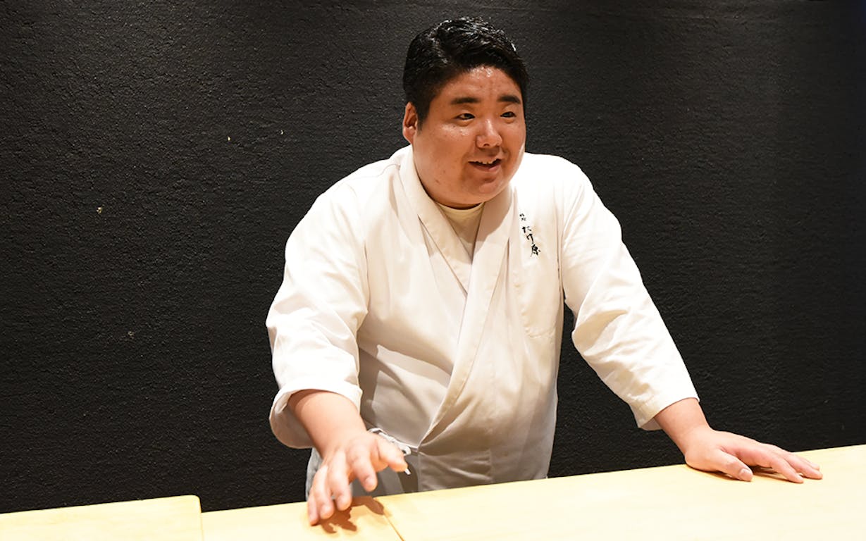 鮨処 たけ原の中武智樹氏