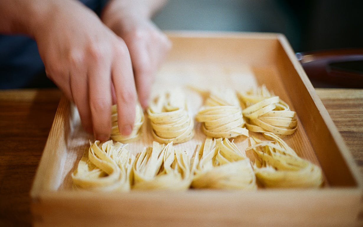 Restaurant Nazで提供しているパスタの麺