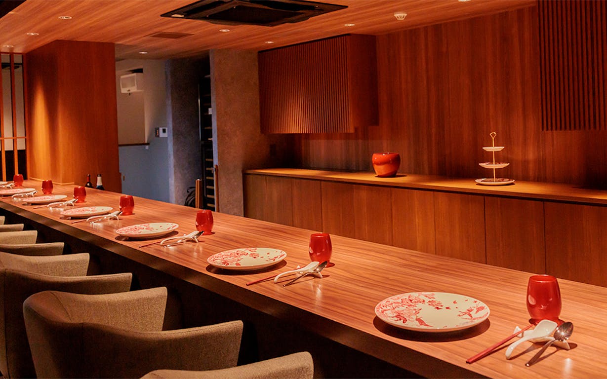 Ino Cantonese 日本橋 たかせの店内