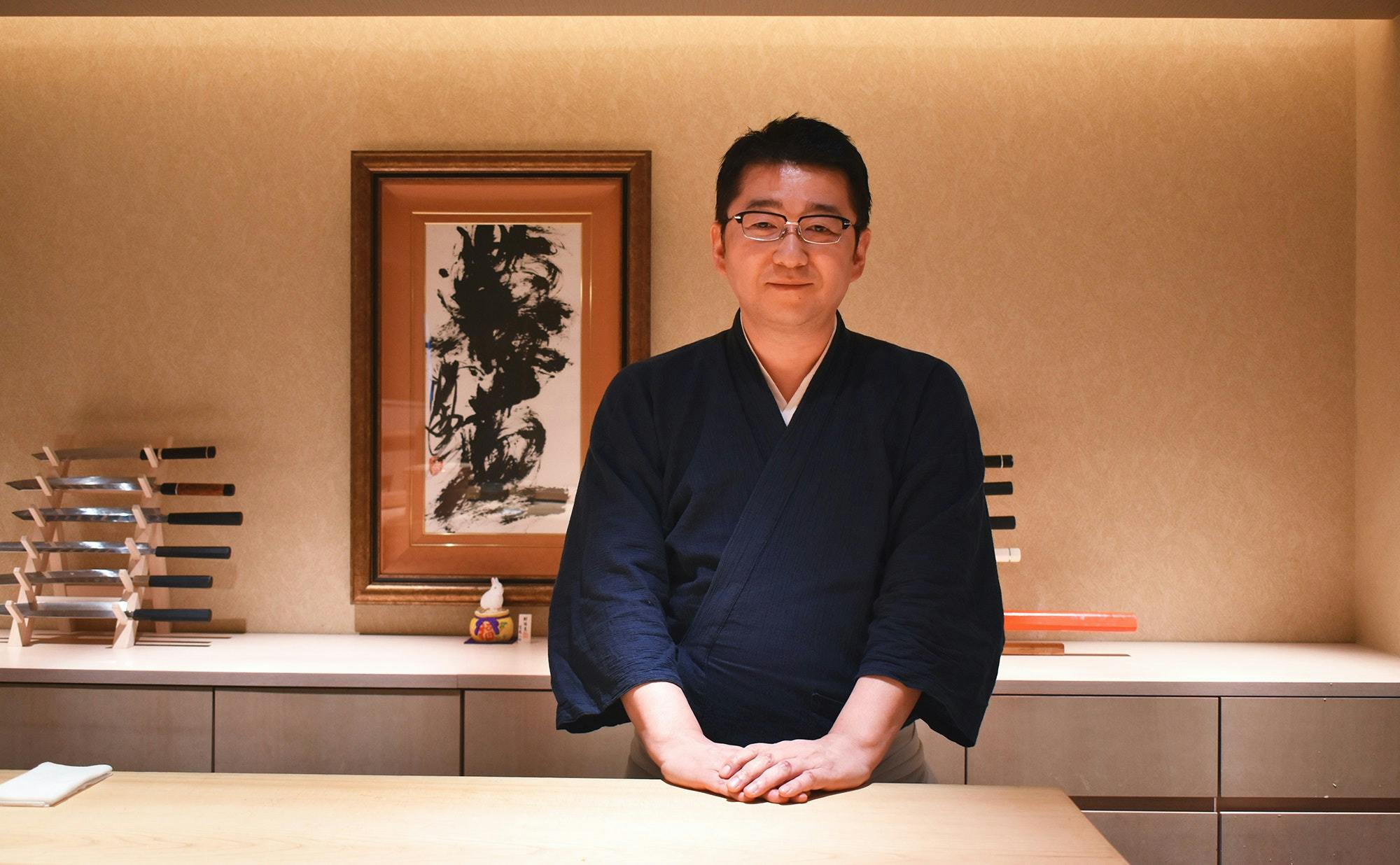 鮨 不二楼の高取宗茂氏