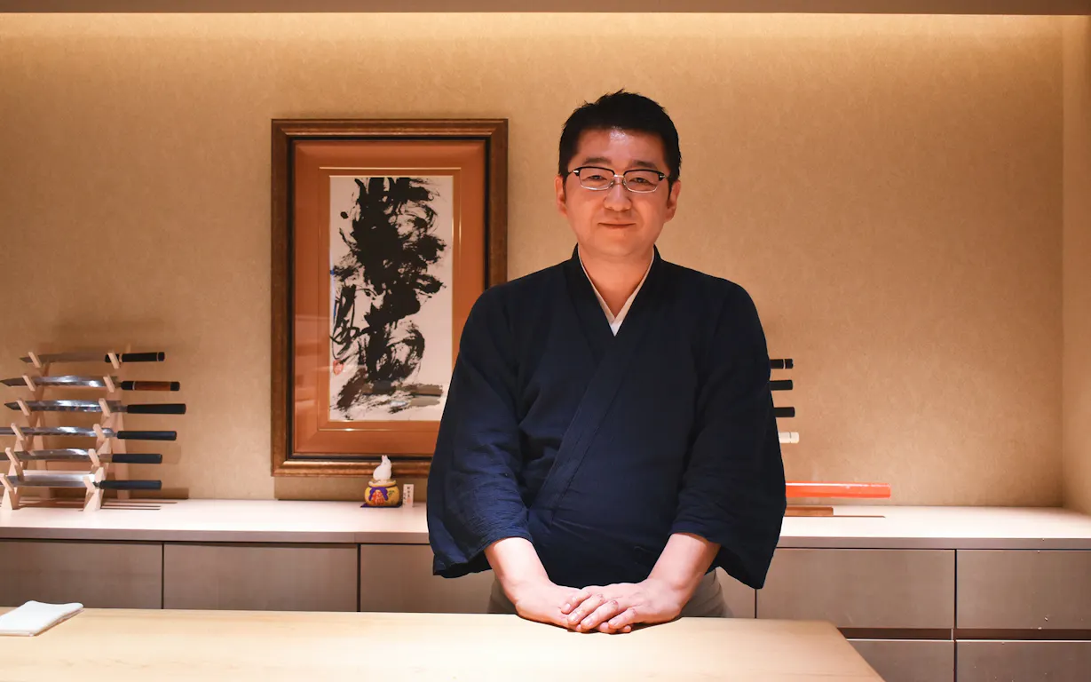 鮨 不二楼の高取宗茂氏