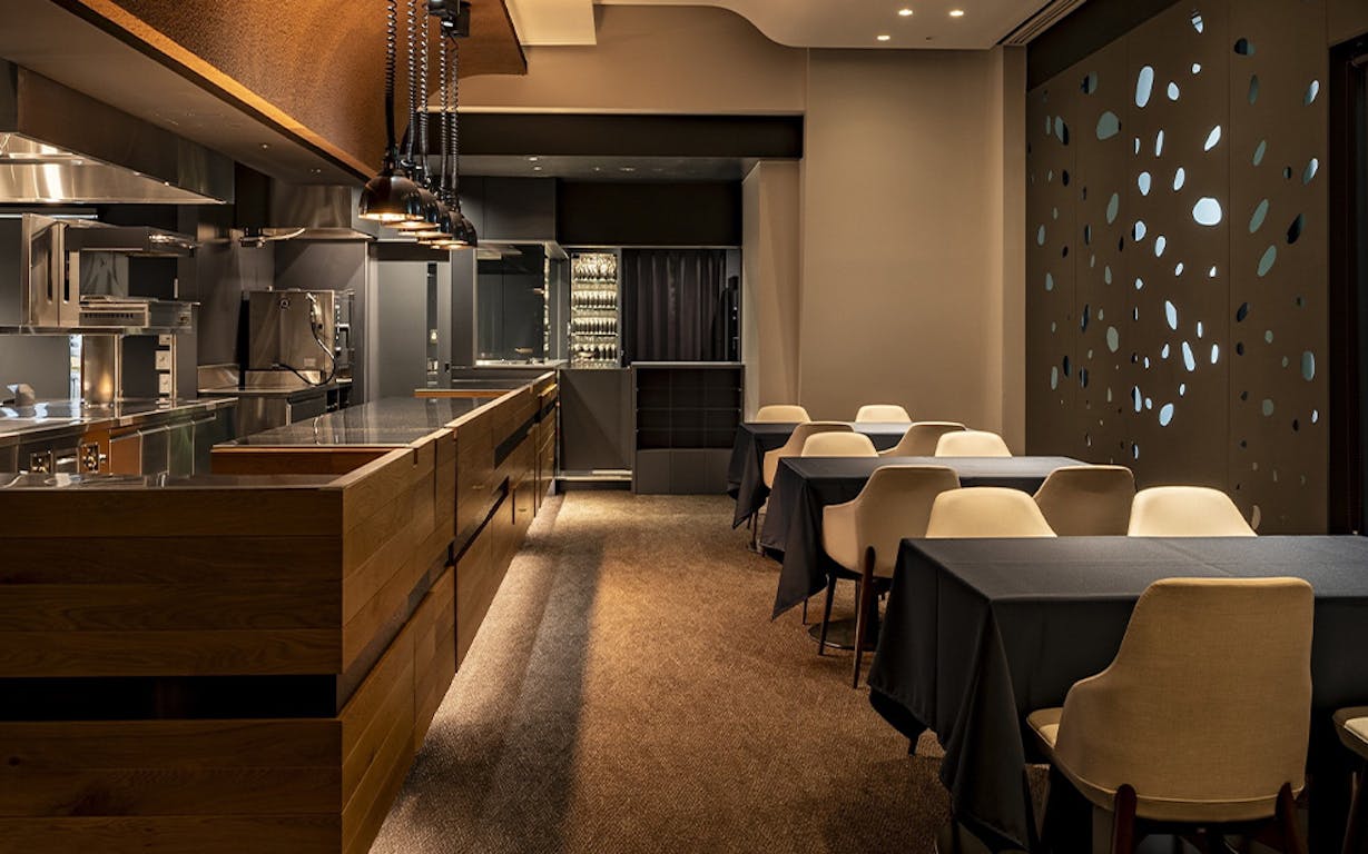 Restaurant L’aubeの店内