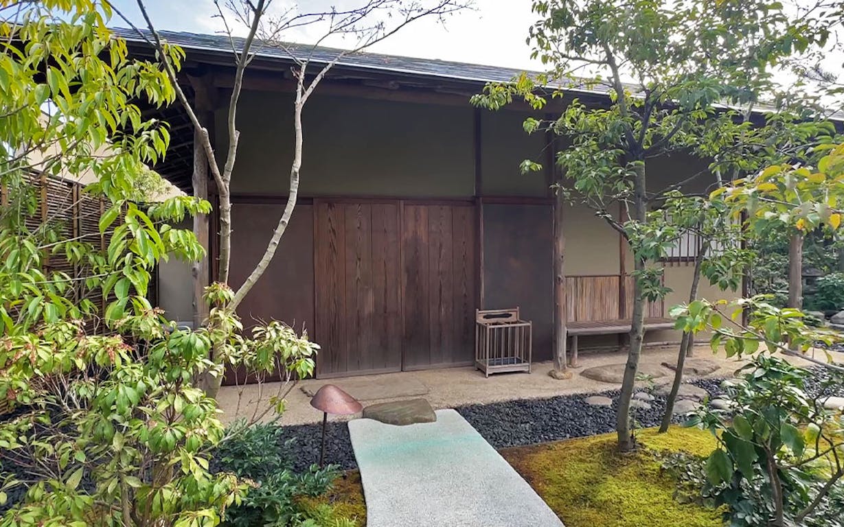 Auberge TOKITOに備わる茶房の外観
