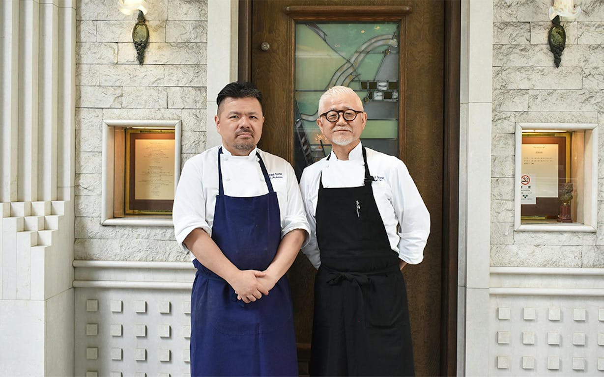 「シェ・イノ」の古賀純二氏と手島純也氏