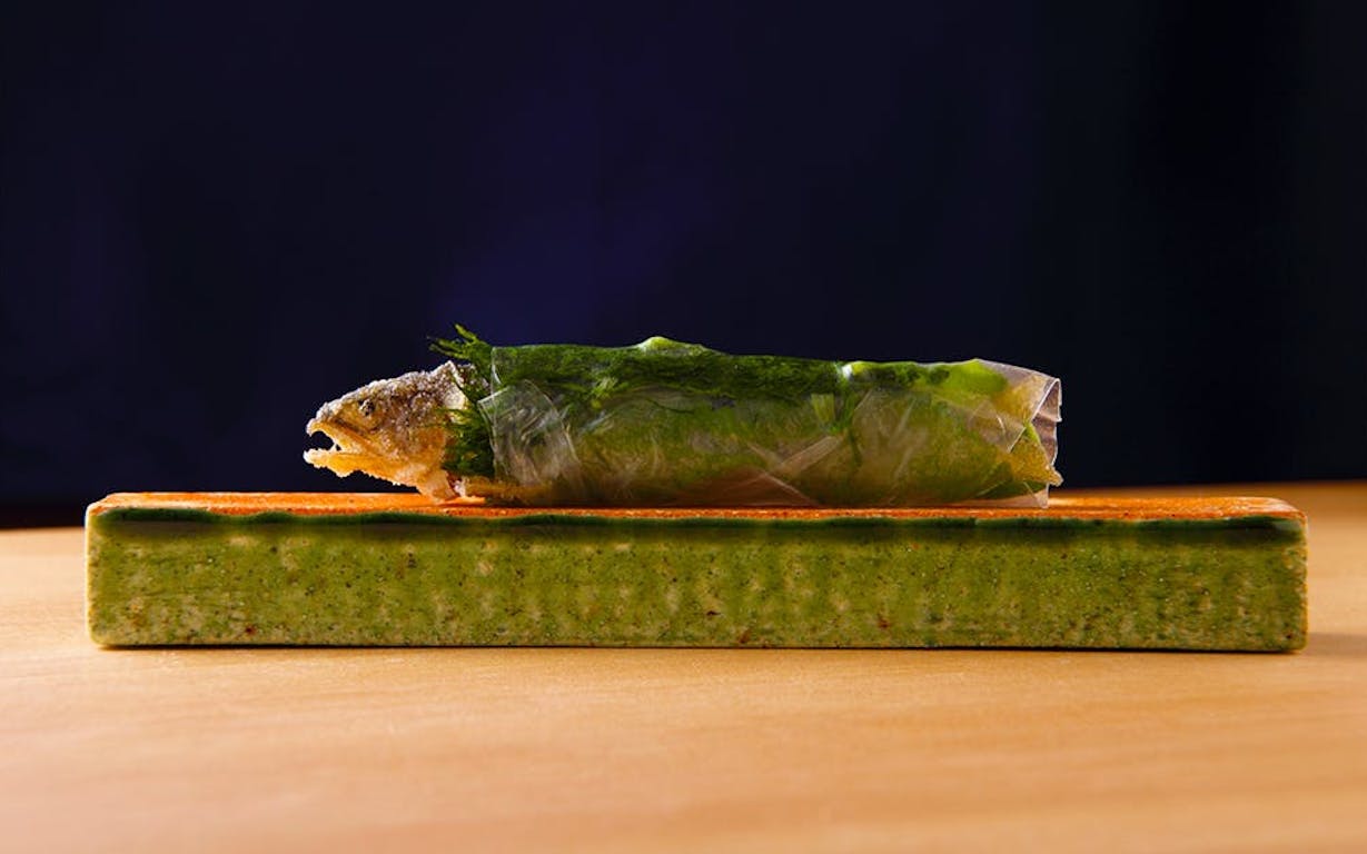 川魚を使用した料理